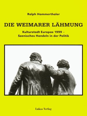 cover image of Die Weimarer Lähmung